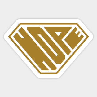 Hope SuperEmpowered (Gold) Sticker